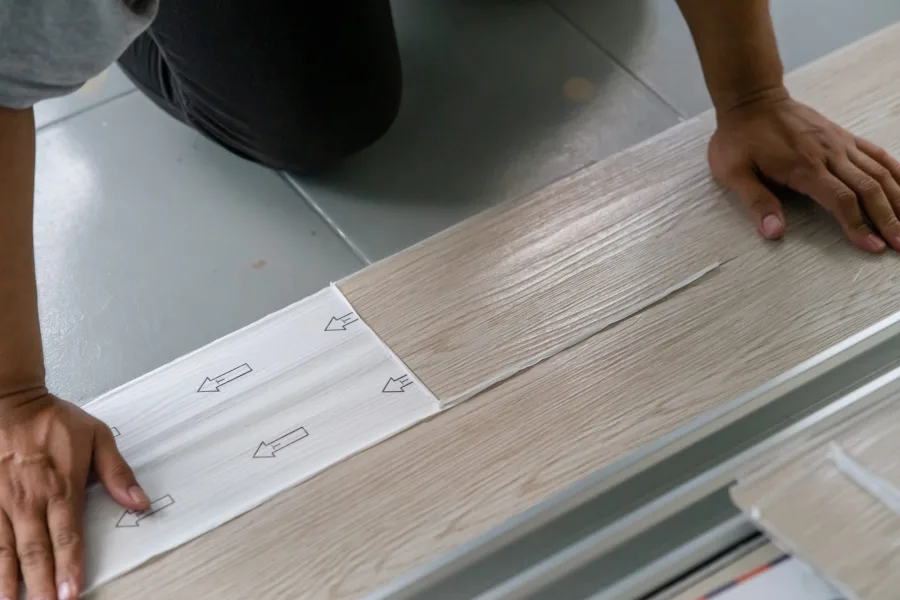 Commercial Vinyl Flooring installation